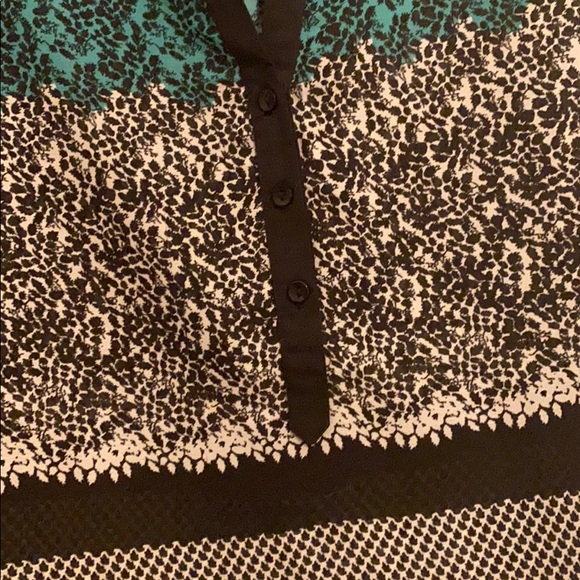 Antilia Femme Green & Black sleeveless boho top - Picture 3 of 8